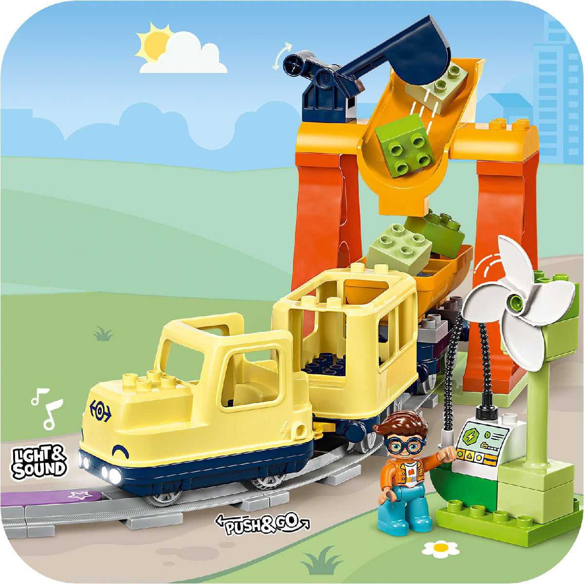 Đồ Chơi Lắp Ráp Tàu Lửa Tương Tác Cộng Đồng Lớn LEGO DUPLO 10428