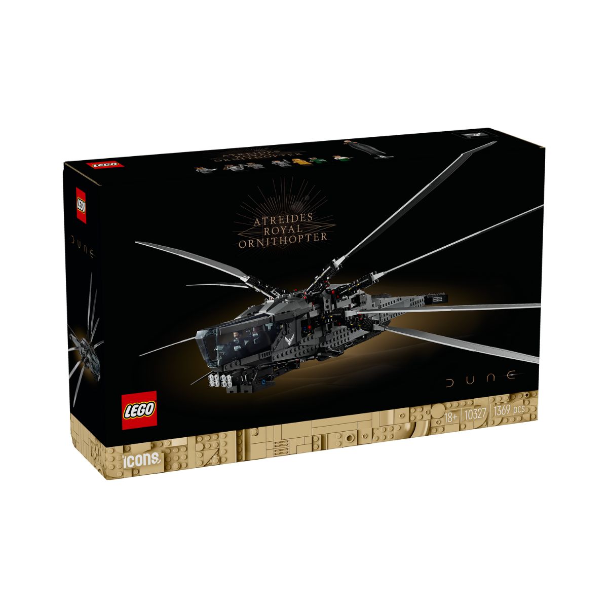 Đồ Chơi Lắp Ráp Tàu Vận Tải Hoàng Gia Ornithopter LEGO ADULTS 10327 (1369 chi tiết)