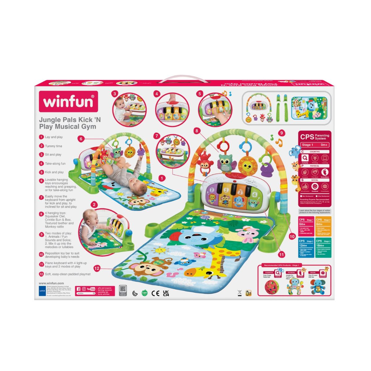 Đồ Chơi Thảm Chơi Âm Nhạc Bạn Thú Rừng Xanh PEEK A BOO 240102