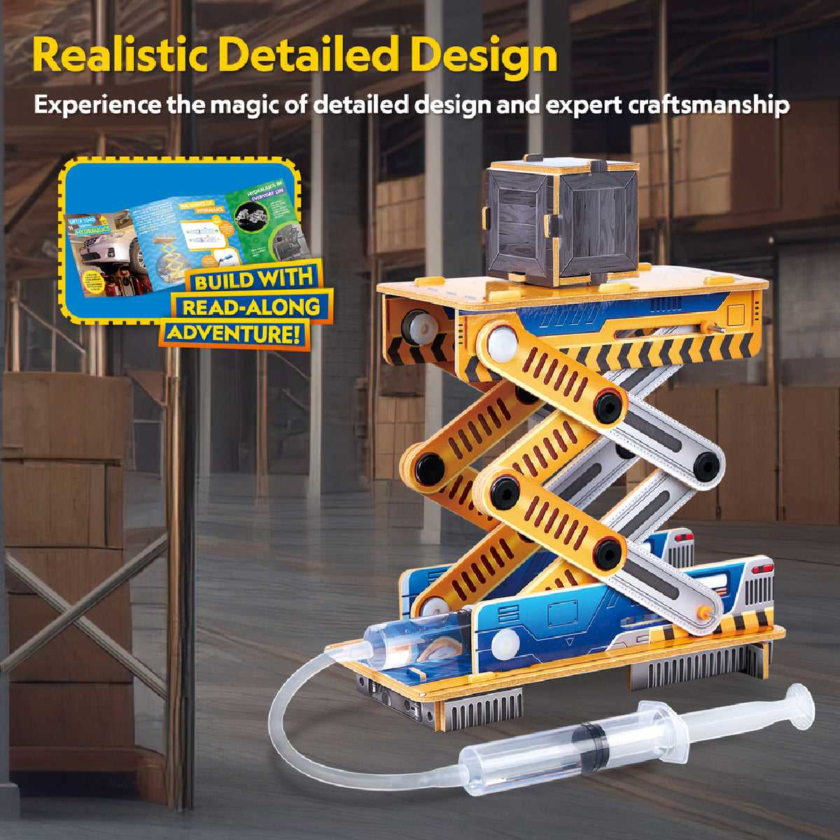 Thang Nâng Thủy Lực Tự Chế Nat Geo STEAM DS1114h