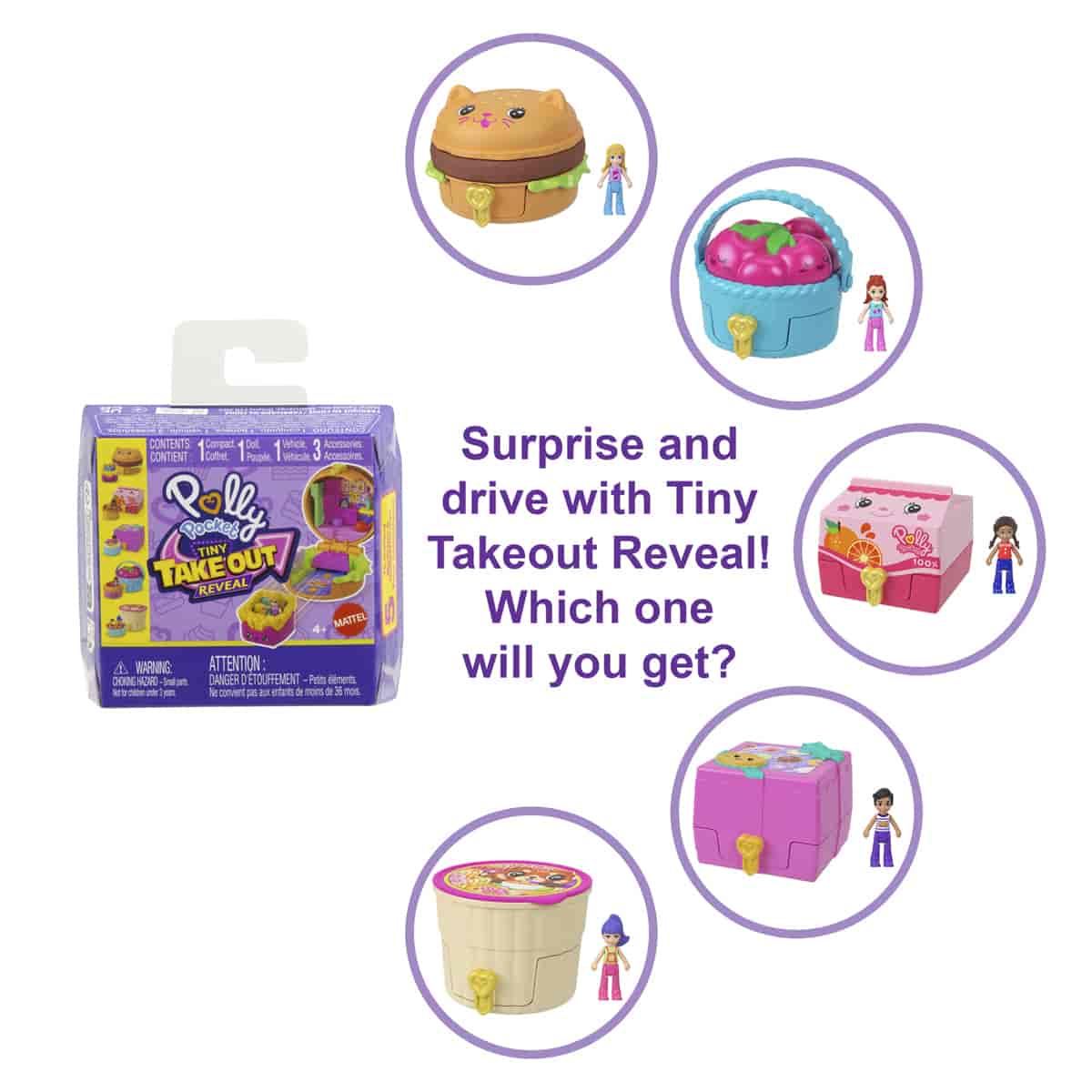 Đồ Chơi Mô Hình Thiên Đường Ẩm Thực Của POLLY POCKET JCR44