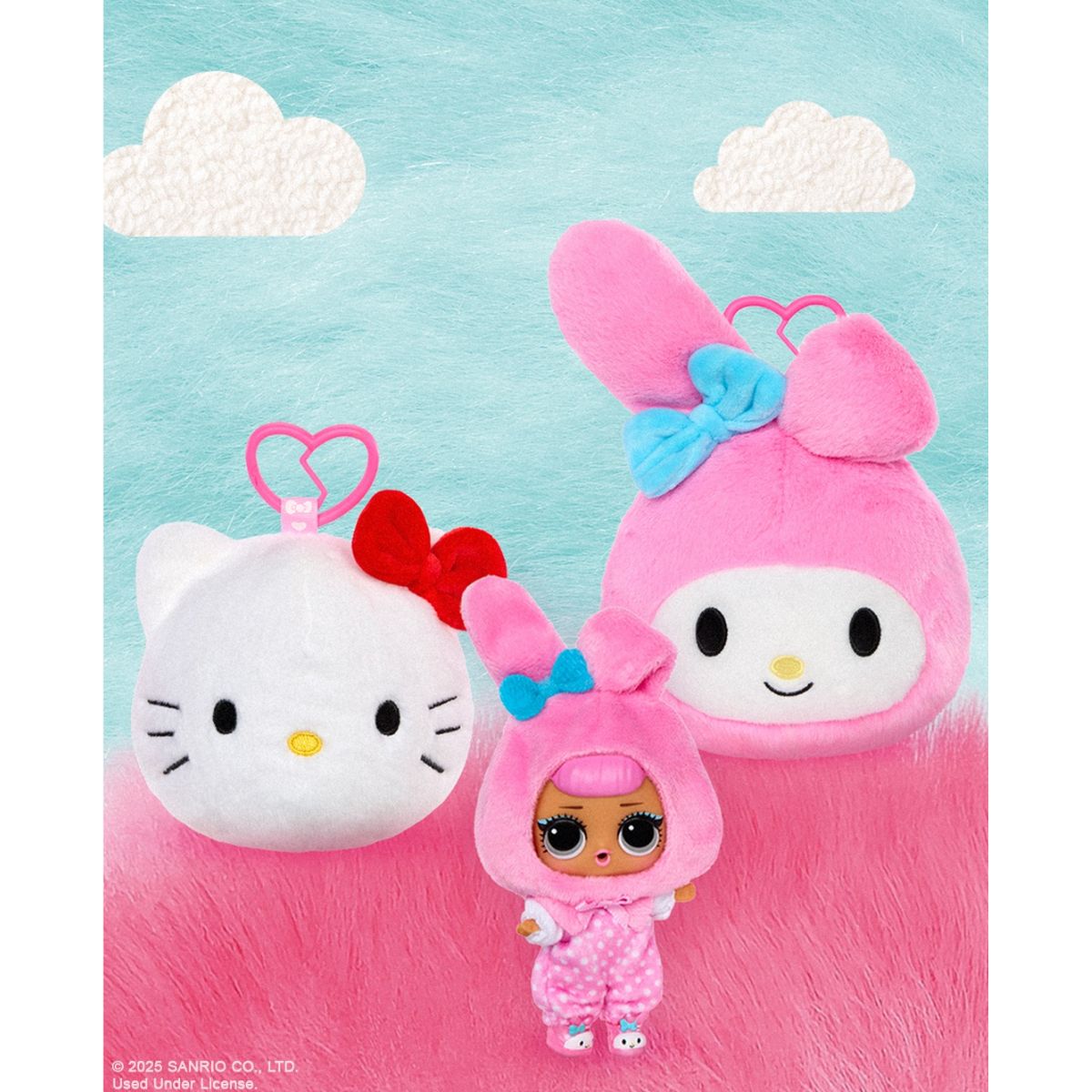 Đồ Chơi Thú Bông Hai Mặt Bất Ngờ L.O.L. Surprise & Hello Kitty LOL SURPRISE 249962-EUC