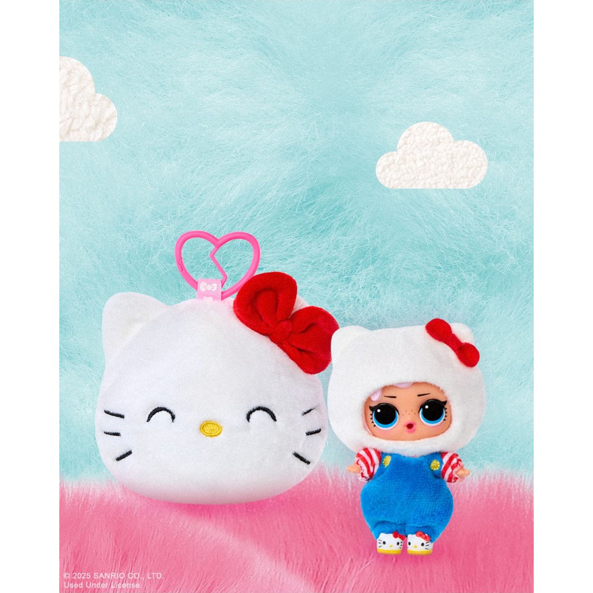 Đồ Chơi Thú Bông Hai Mặt Bất Ngờ L.O.L. Surprise & Hello Kitty LOL SURPRISE 249962-EUC