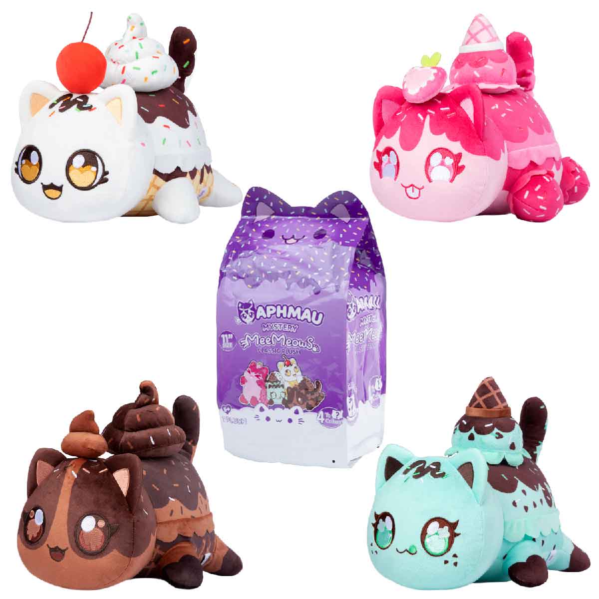 Đồ Chơi Thú Nhồi Bông 11 Inch Aphmau Ice Cream APHMAU 6800