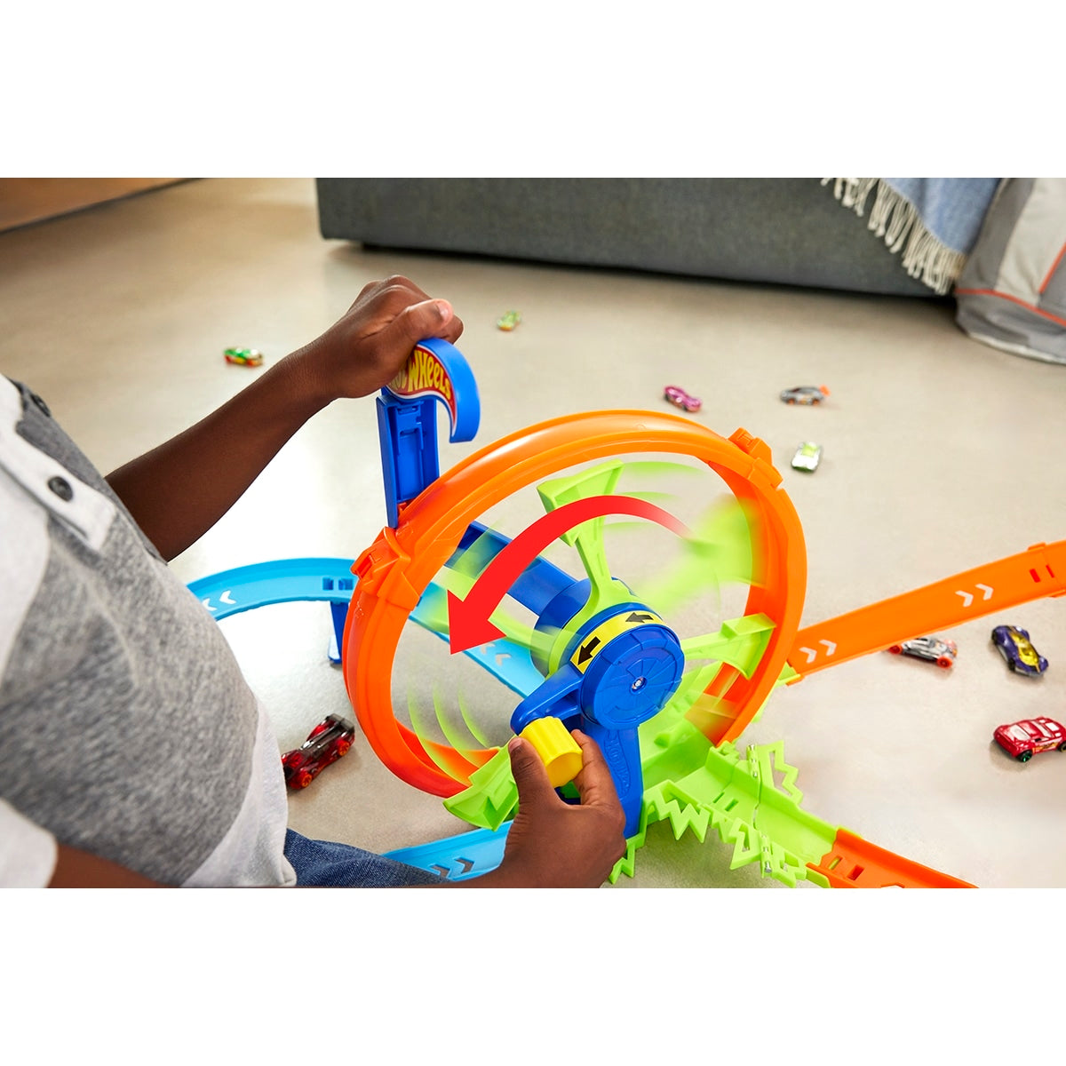 Đồ Chơi Thử Thách Vòng Lặp Siêu Tốc HOT WHEELS JBX65