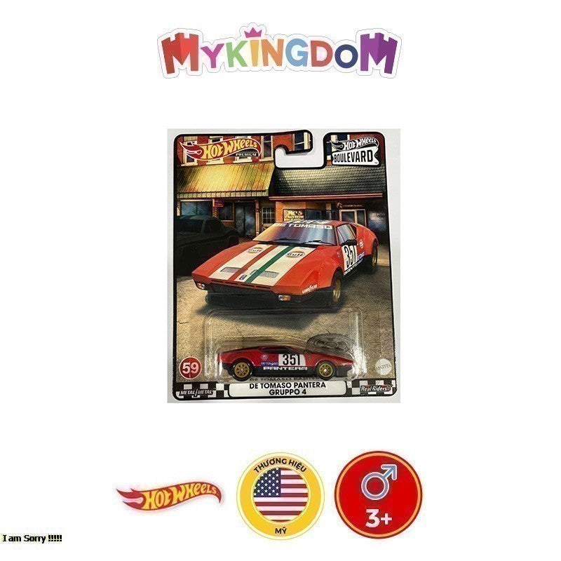 Siêu xe BOULEVARD - DE TOMASO PANTERA GRUPPO 4 HOT WHEELS GJT68