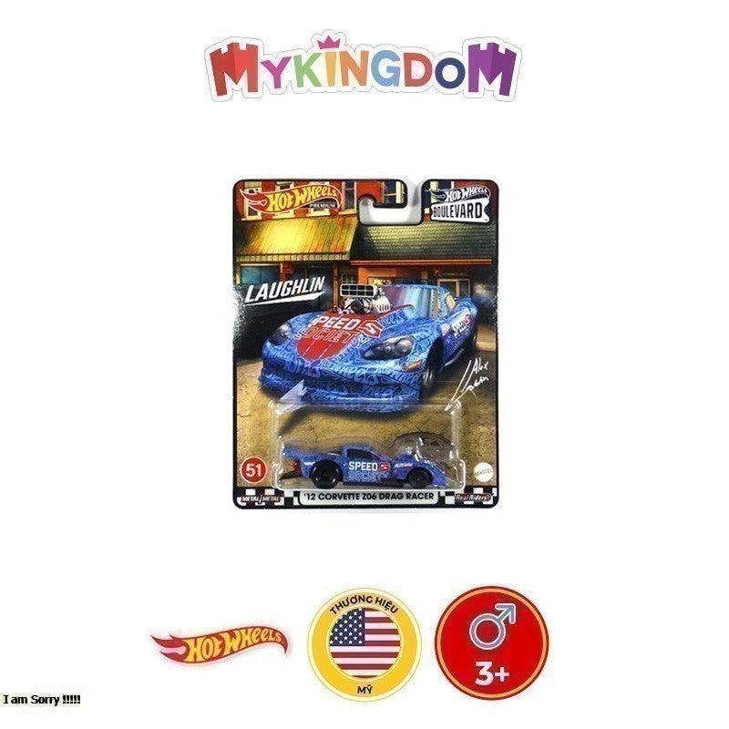 Siêu xe BOULEVARD - 12 CORVETTE Z06 HOT WHEELS GJT68