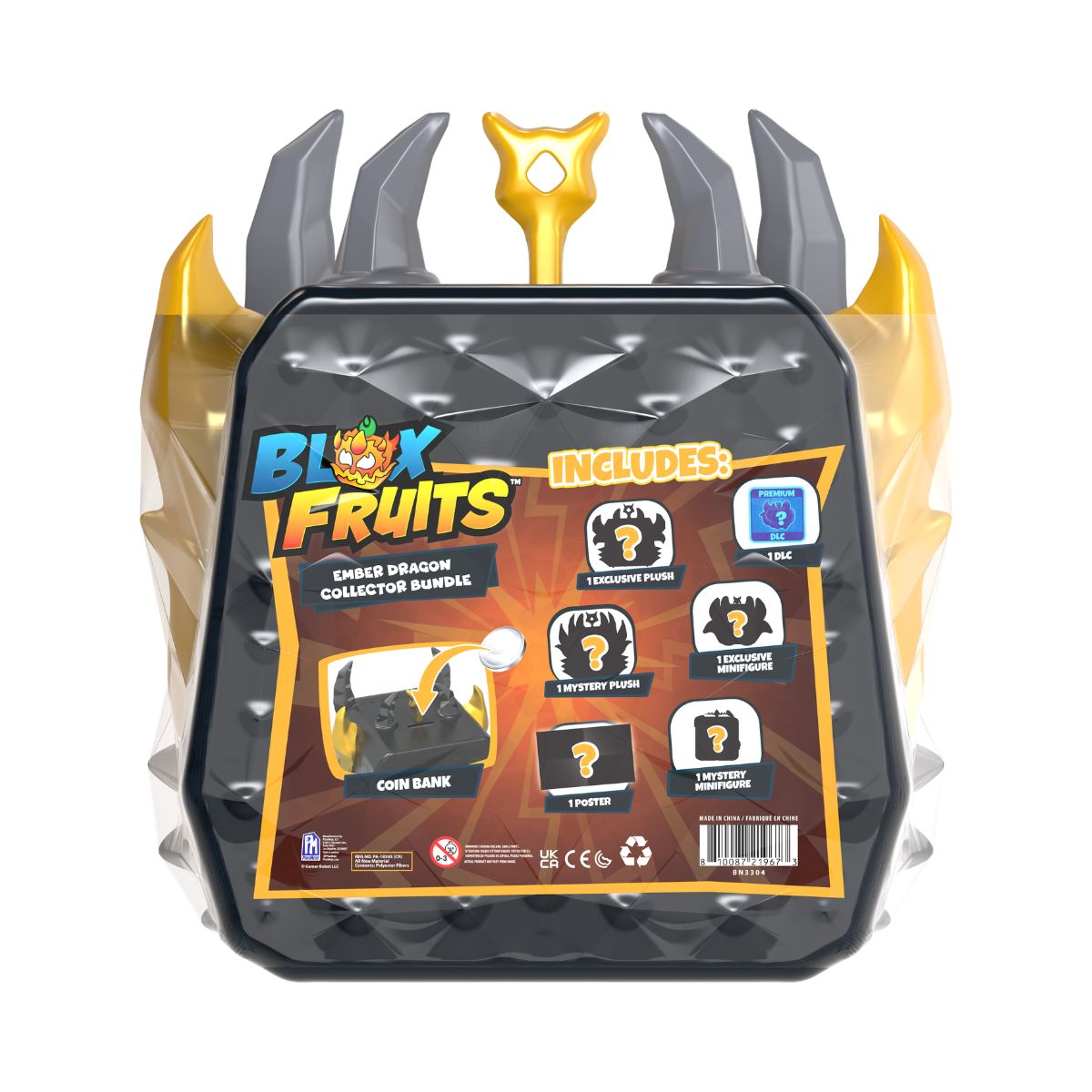 Đồ Chơi Trái Ember Dragon Khổng Lồ Với Nhiều Vật Phẩm BLOX FRUITS BN3304