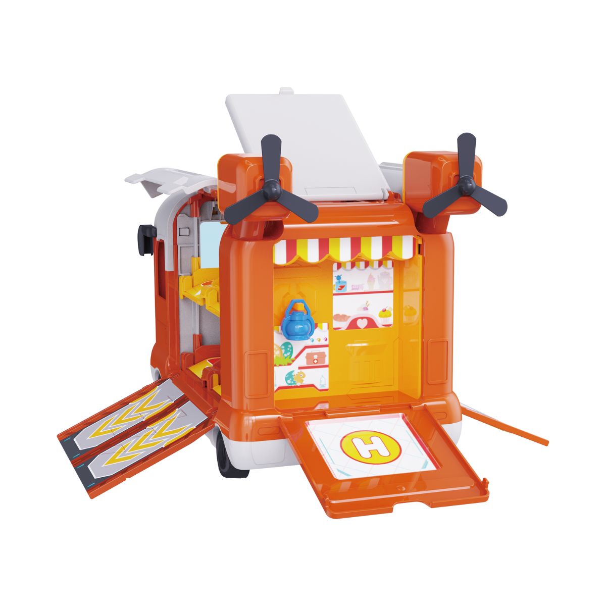 Trạm Căn Cứ Khủng Long DinoWings Đi Kèm 2 Robot Biến Hình SUPERWINGS EU790880