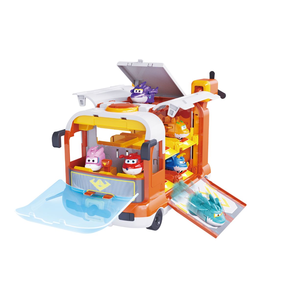 Trạm Căn Cứ Khủng Long DinoWings Đi Kèm 2 Robot Biến Hình SUPERWINGS EU790880