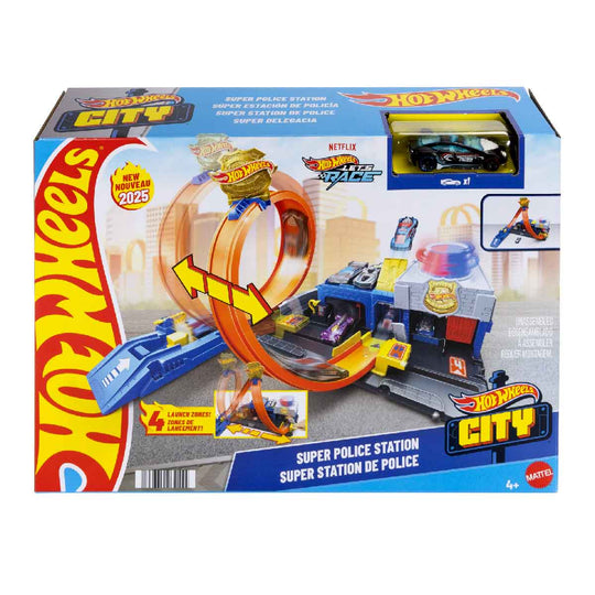 Đồ Chơi Trạm Cảnh Sát Siêu Đẳng HOT WHEELS JBM71