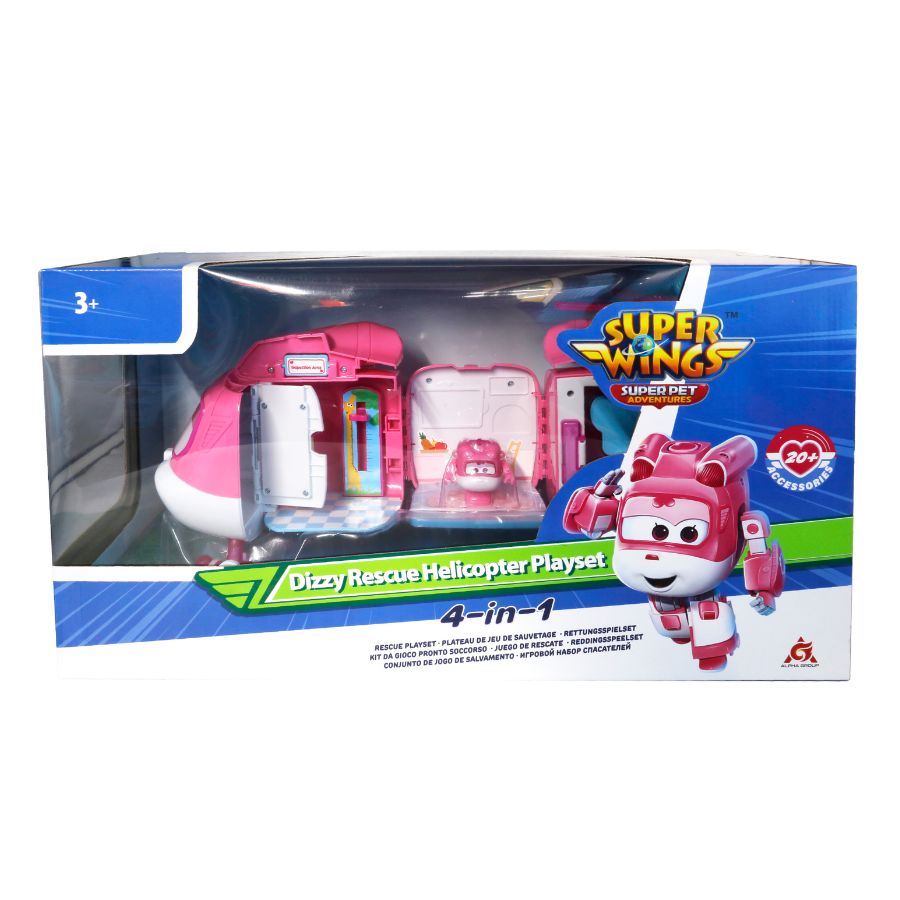 Trạm Cứu Thương Biến Hình Trực Thăng Dizzy Khéo Léo SUPERWINGS EU770840