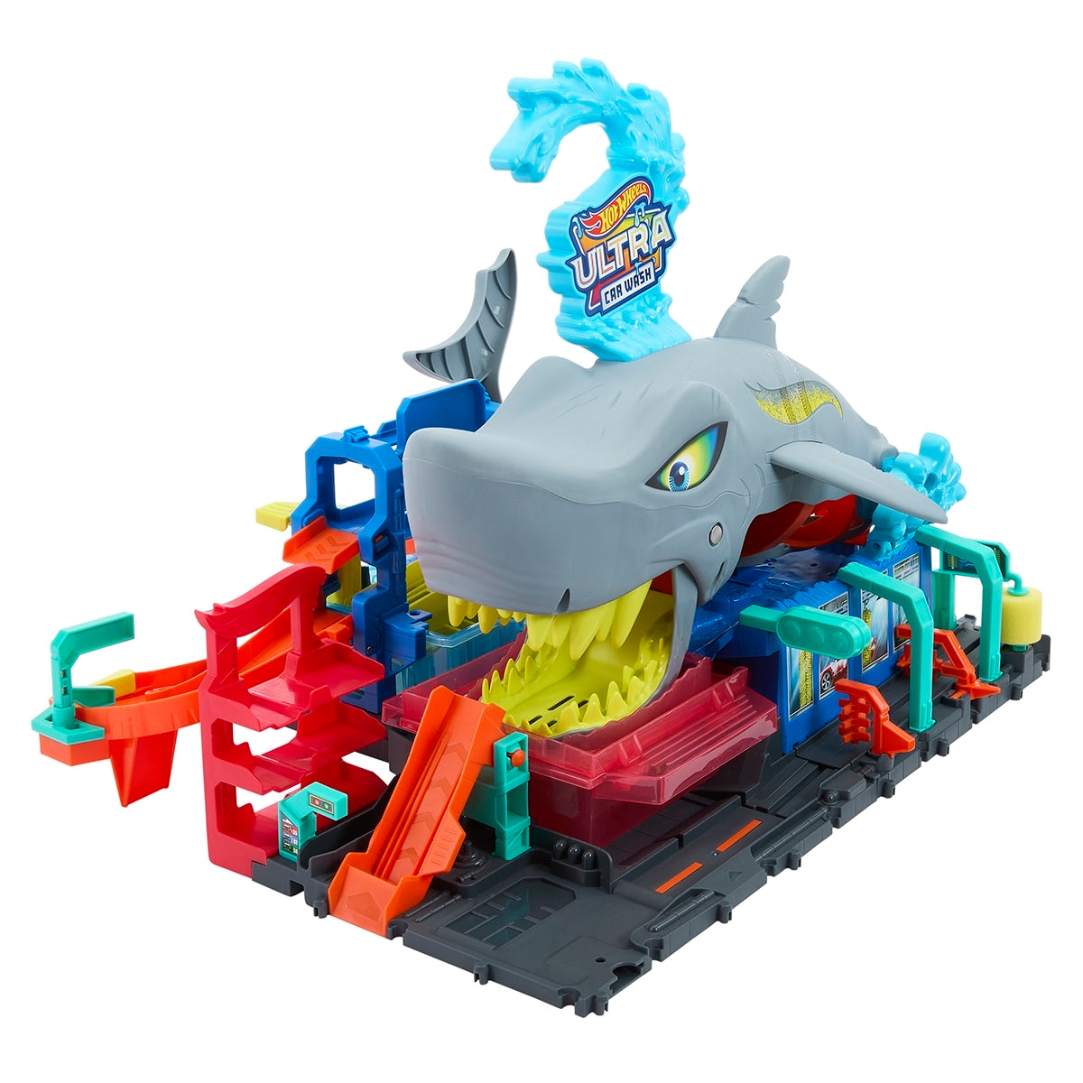 Đồ Chơi Trạm Rửa Xe Cá Mập Khổng Lồ HOT WHEELS HTN82