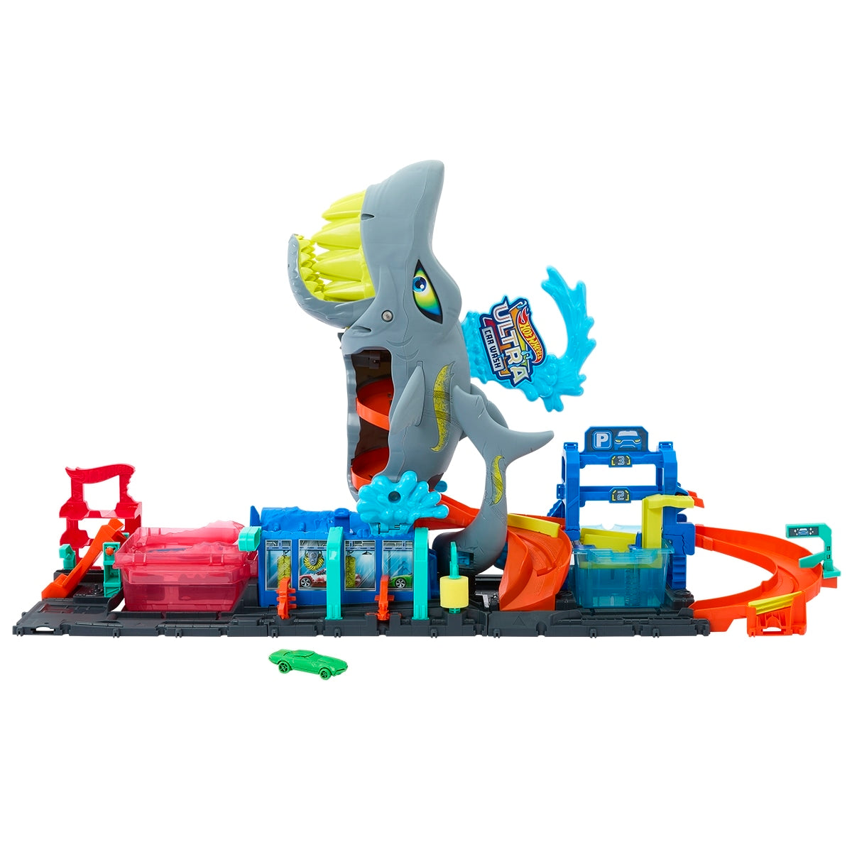 Đồ Chơi Trạm Rửa Xe Cá Mập Khổng Lồ HOT WHEELS HTN82