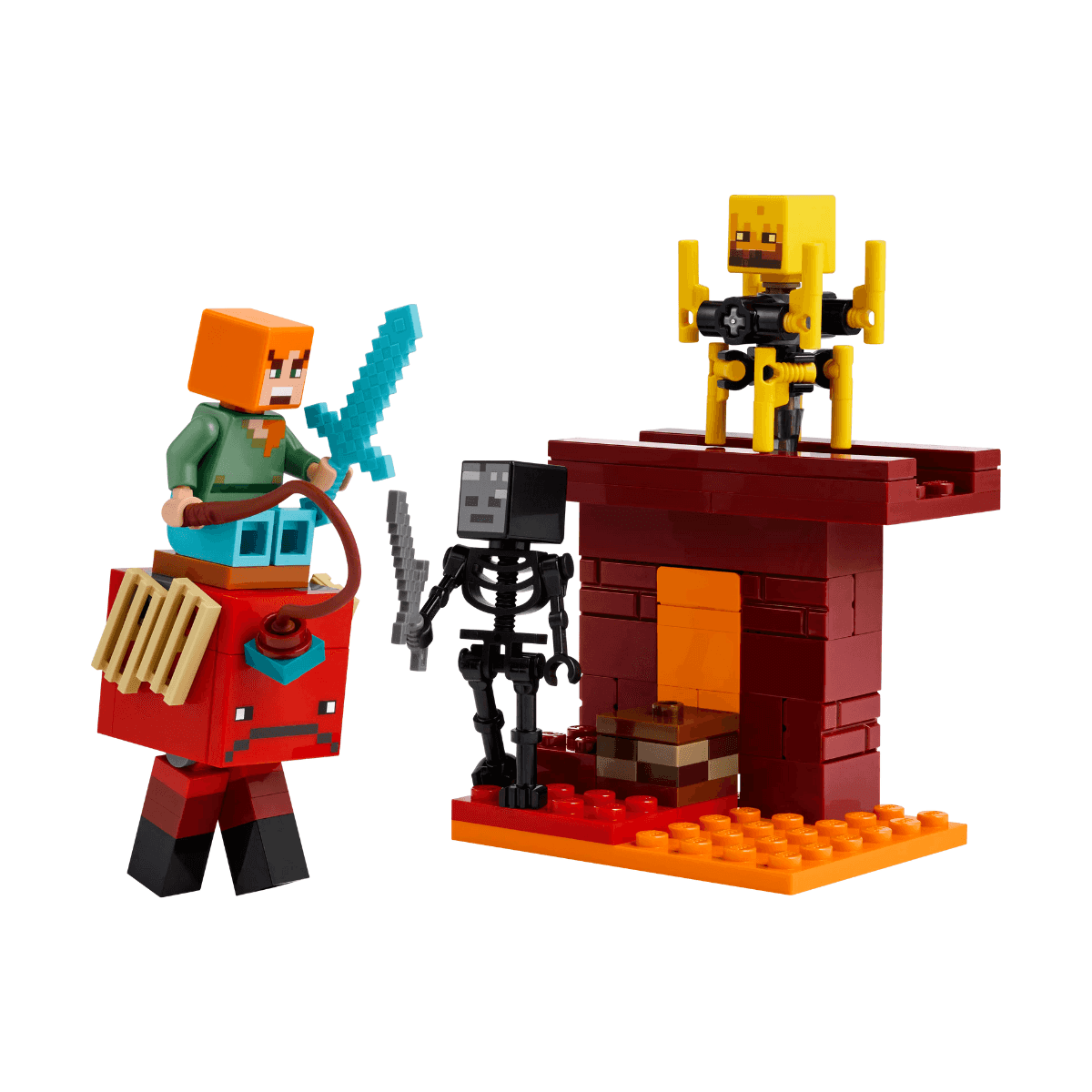 Đồ Chơi Lắp Ráp Trận Chiến Dung Nham Địa Ngục Nether LEGO MINECRAFT 21266