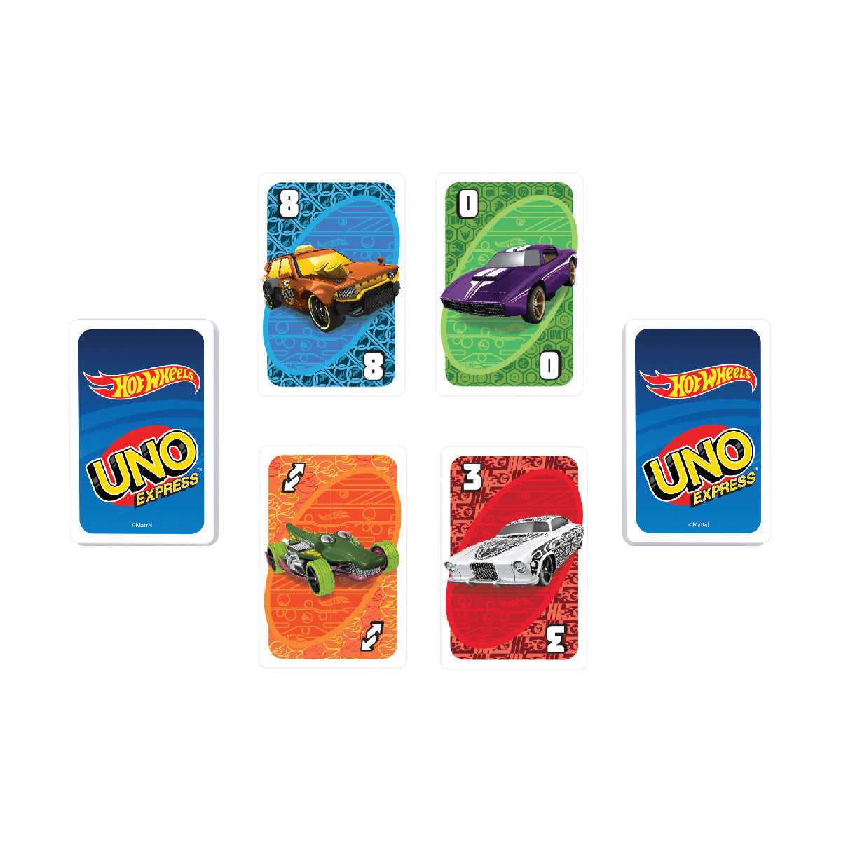 Trò Chơi Trí Tuệ Uno Express - Phiên Bản Hot Wheels MATTEL GAMES HMB22