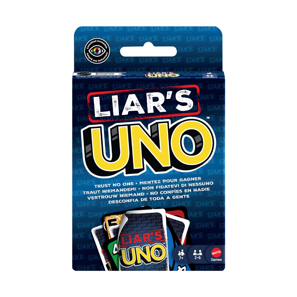 Trò Chơi Trí Tuệ UNO LIAR MATTEL GAMES JLH43