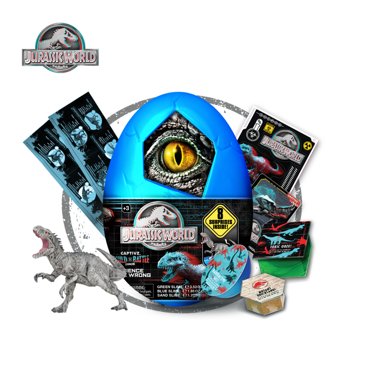Đồ Chơi Trứng Cỡ Lớn Jurassic World: Thảm Họa Phòng Lab TOY MONSTER T02630