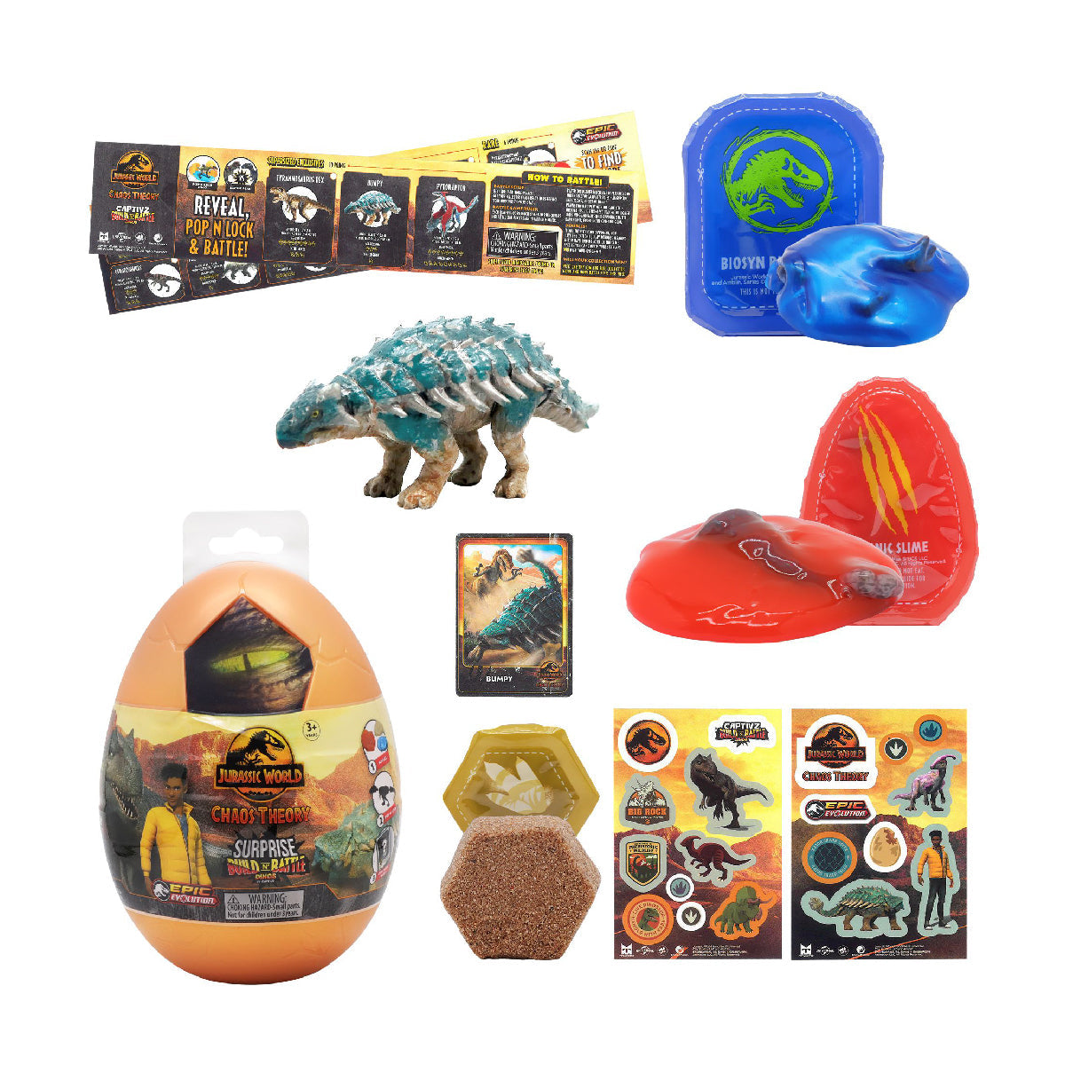 Trứng Khủng Long Huyền Bí Jurassic World: Thuyết Hỗn Mang TOY MONSTER T00795
