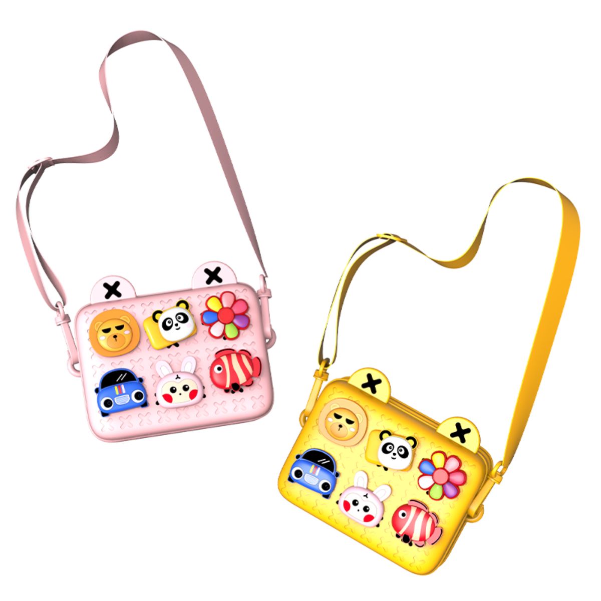 Túi Đeo Chéo Kèm Charm KOOOL Vàng K10/YELLOW