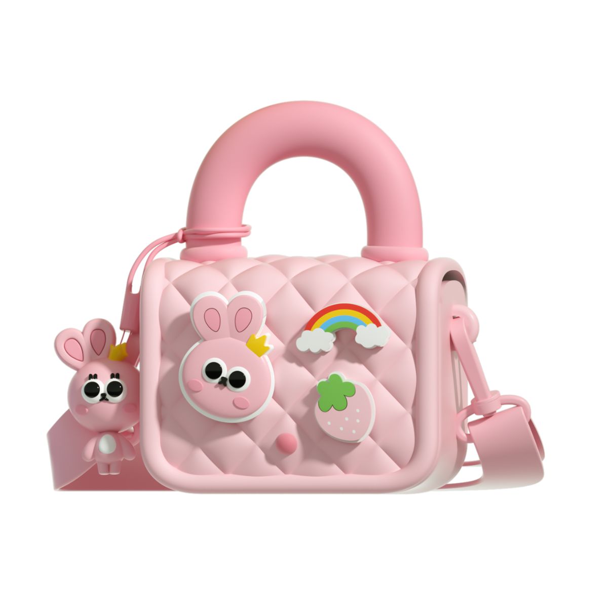 Túi Đeo Chéo, Túi Xách Mini Kèm Charm KOOOL Hồng K54/Pink