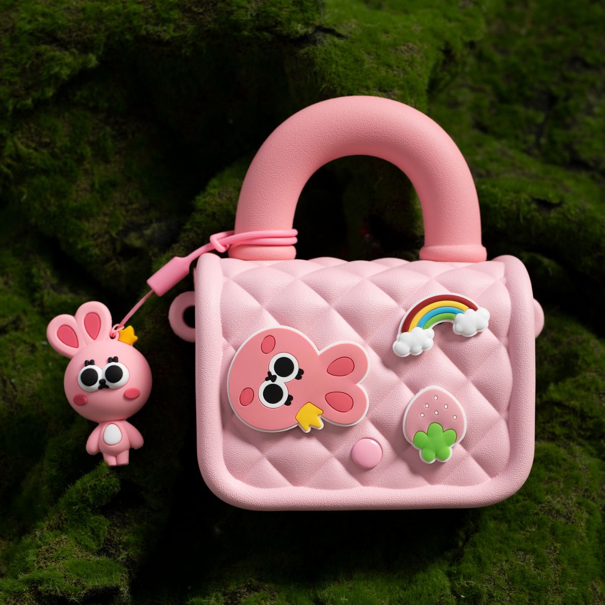 Túi Đeo Chéo, Túi Xách Mini Kèm Charm KOOOL Hồng K54/Pink