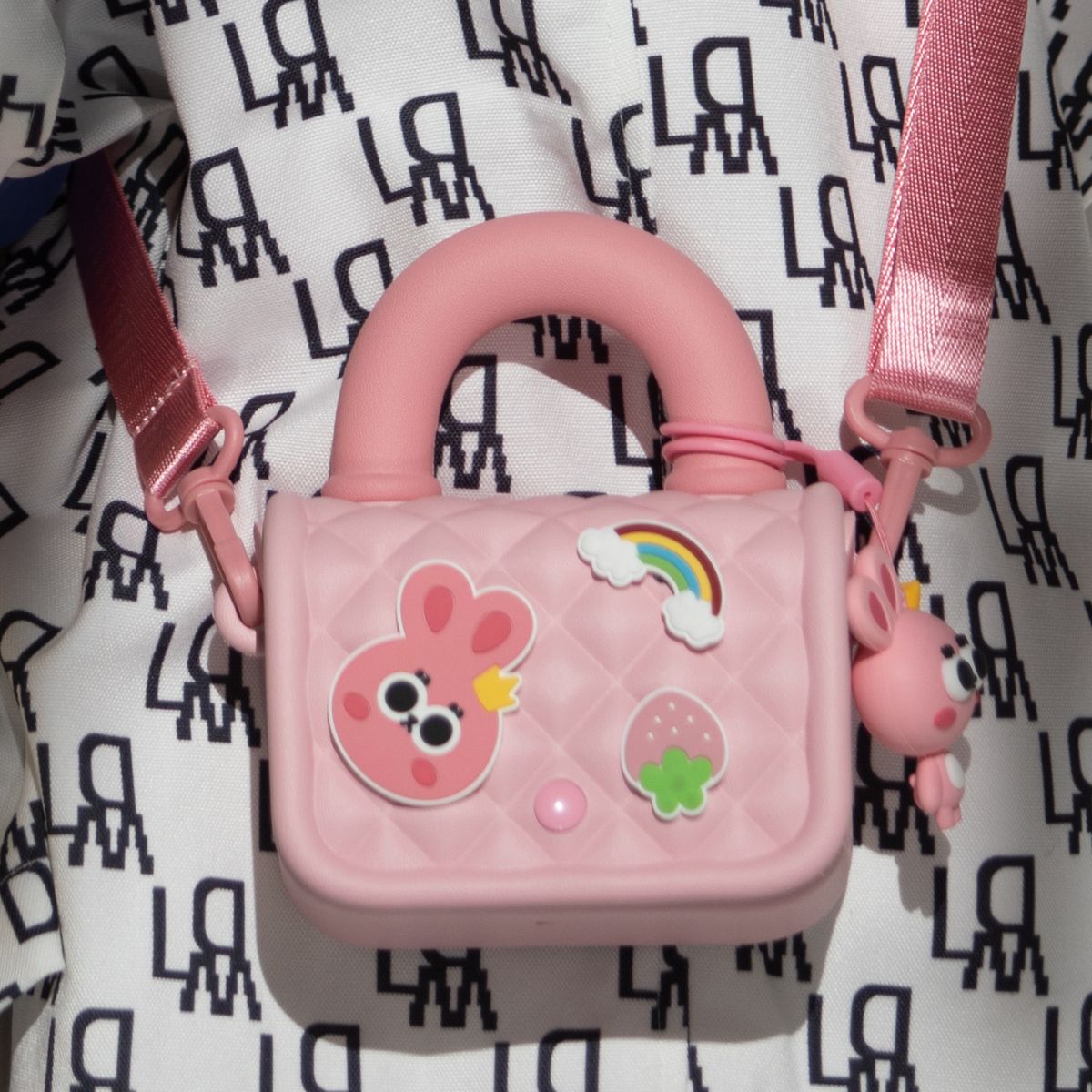 Túi Đeo Chéo, Túi Xách Mini Kèm Charm KOOOL Hồng K54/Pink