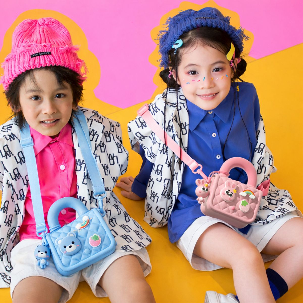 Túi Đeo Chéo, Túi Xách Mini Kèm Charm KOOOL Hồng K54/Pink