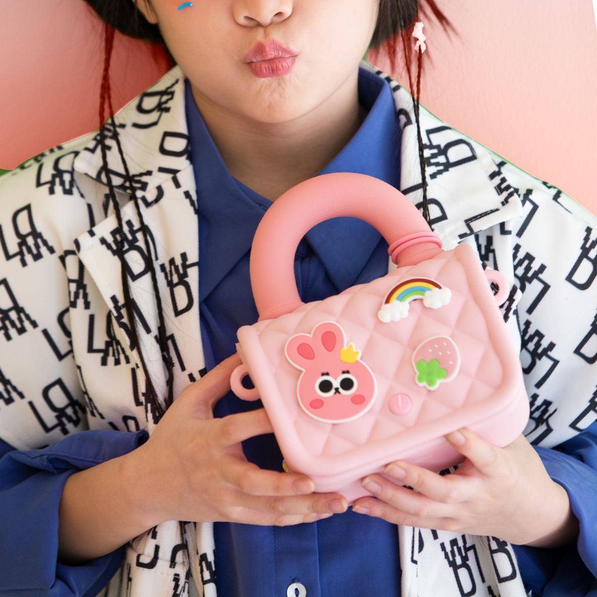 Túi Đeo Chéo, Túi Xách Mini Kèm Charm KOOOL Hồng K54/Pink