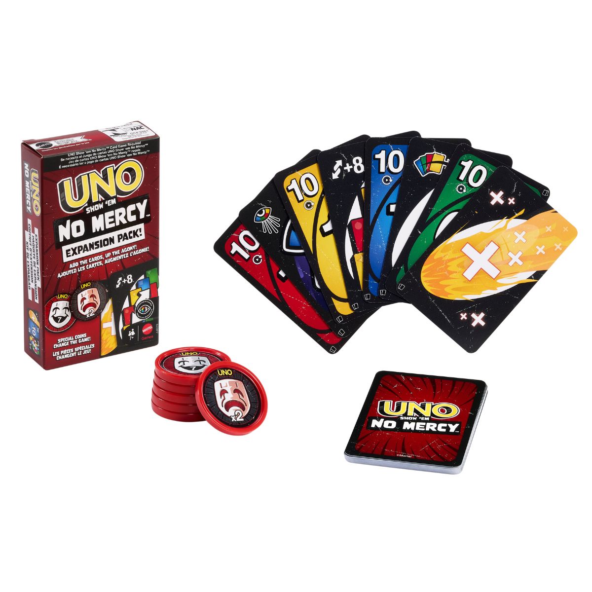 Đồ Chơi Trò Chơi Trí Tuệ Uno No Mercy - Phiên Bản Mở Rộng MATTEL GAMES JJB29