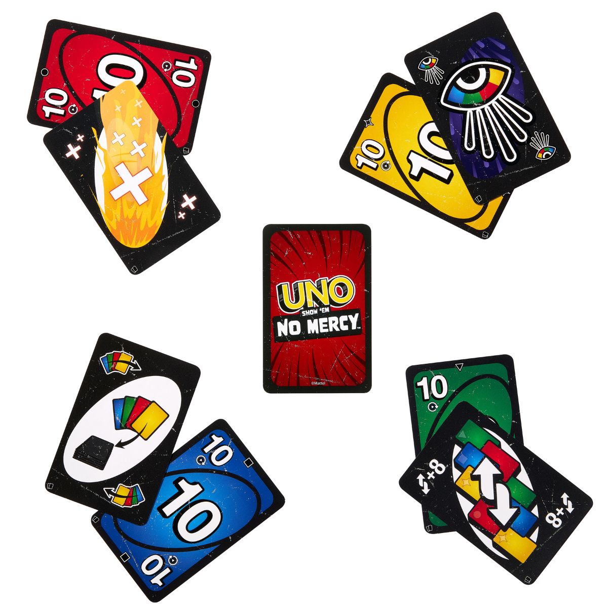 Đồ Chơi Trò Chơi Trí Tuệ Uno No Mercy - Phiên Bản Mở Rộng MATTEL GAMES JJB29