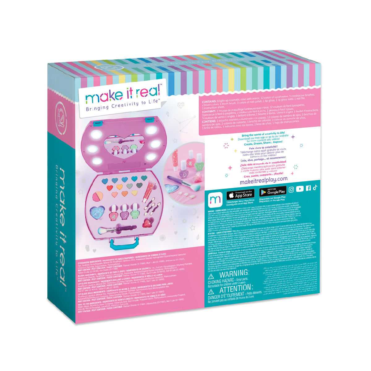 Vali Trang Điểm Hồng Sành Điệu MAKE IT REAL 2508MIRA