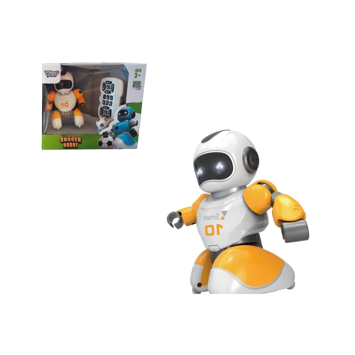 Đồ chơi Robot Bóng đá điều khiển từ xa (Vàng) VECTO VT3066C