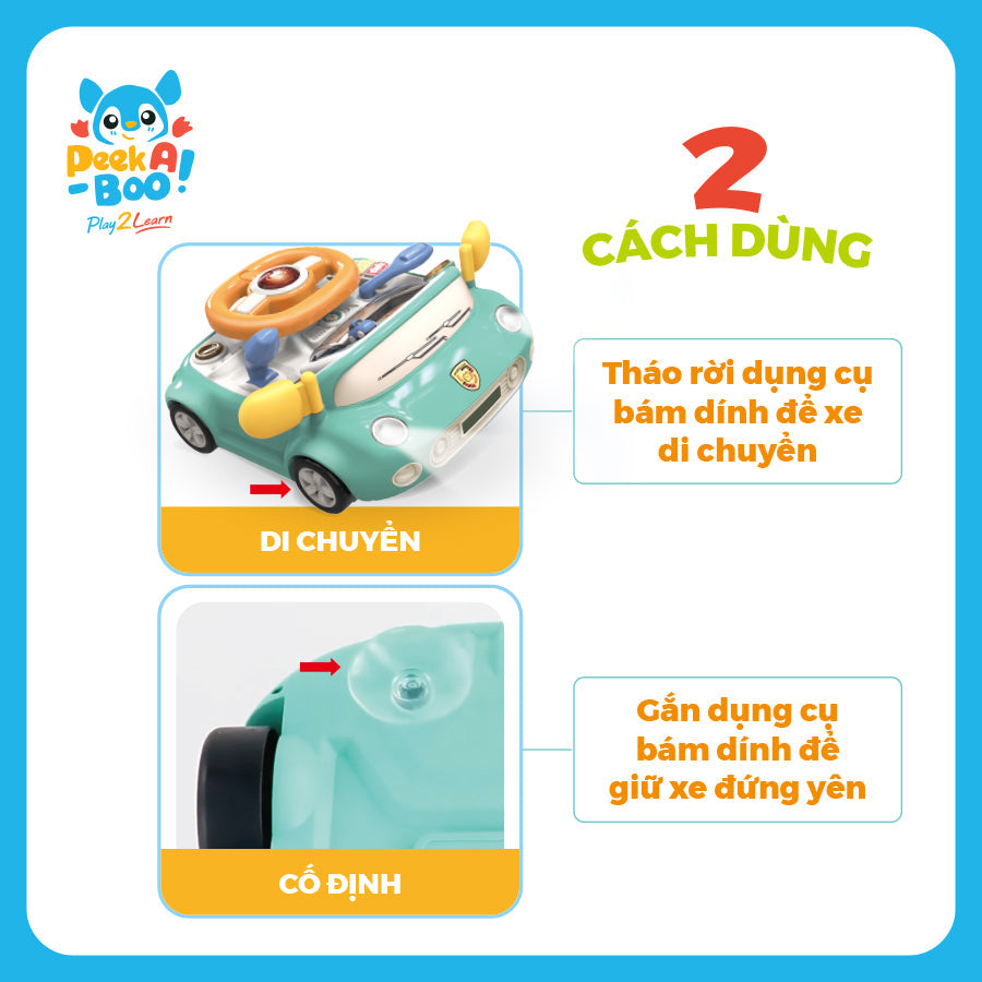 Đồ chơi điều khiển đa năng cho bé PEEK A BOO PAB014-2