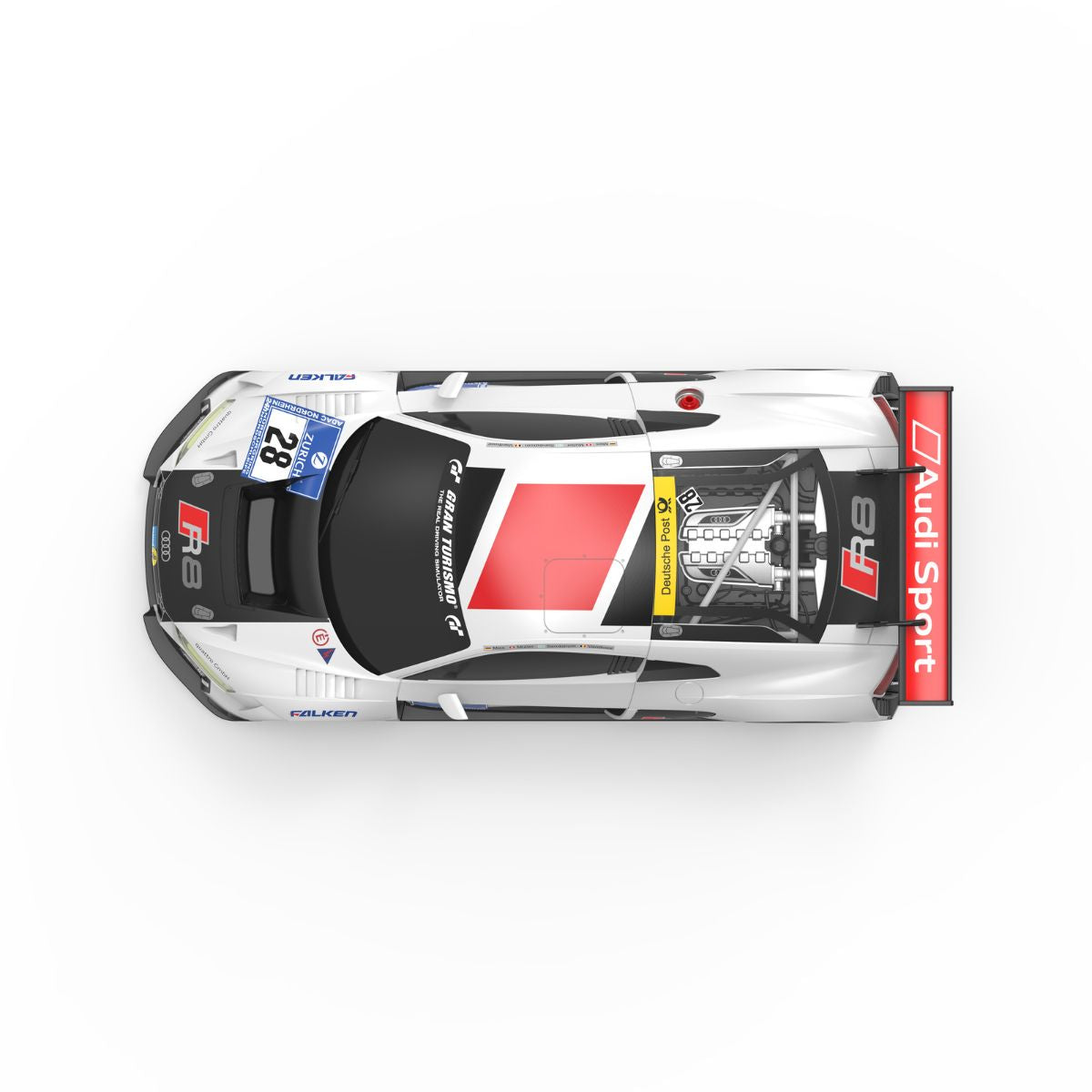 Đồ Chơi Xe Audi R8 LMS Performance Màu Trắng RASTAR R59300-WHI