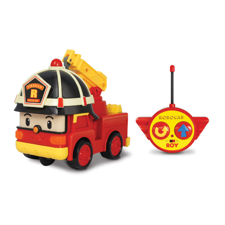 Xe cứu hỏa Roy có điều khiển, đèn và âm thanh ROBOCAR POLI 83186
