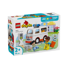 Đồ Chơi Lắp Ráp Xe Cứu Thương & Tài Xế LEGO DUPLO 10447