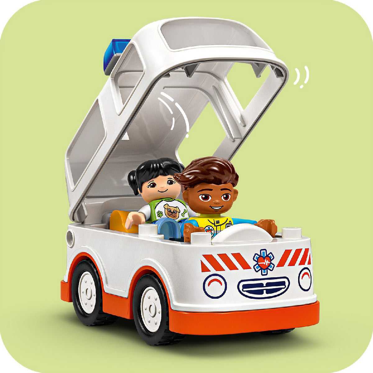 Đồ Chơi Lắp Ráp Xe Cứu Thương & Tài Xế LEGO DUPLO 10447