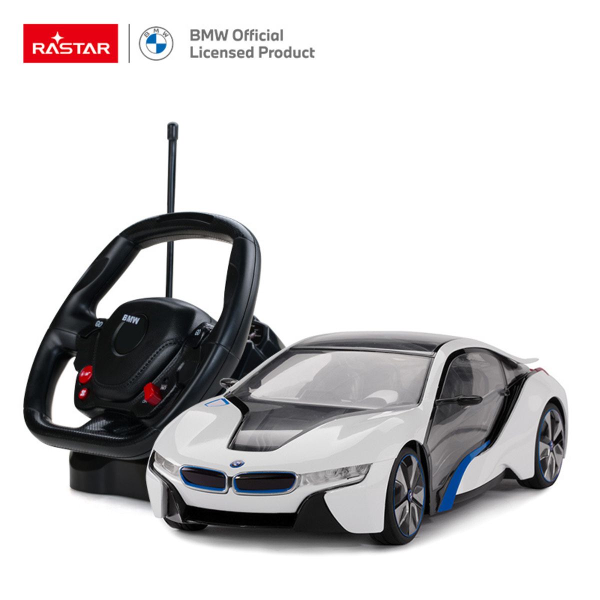 Đồ Chơi Xe Điều Khiển 1:14 BMW I8 Điều Khiển Vô Lăng RASTAR R49600-8