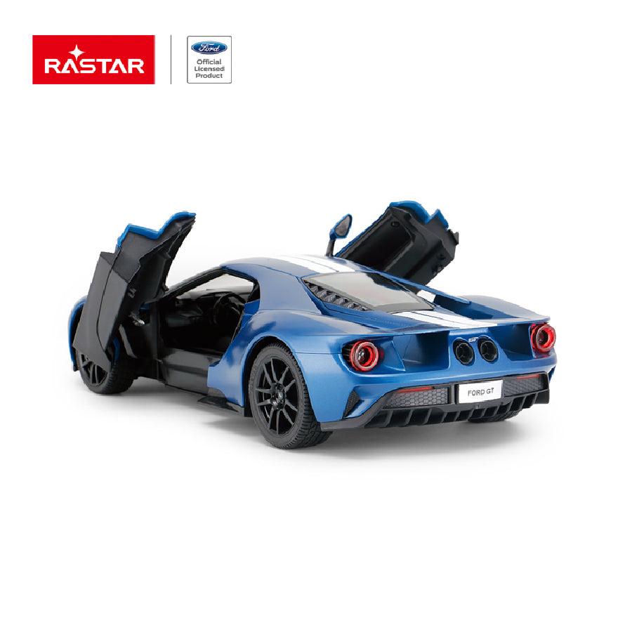 Xe điều khiển 1:14 Ford GT có thể mở cửa Xanh dương RASTAR R78100