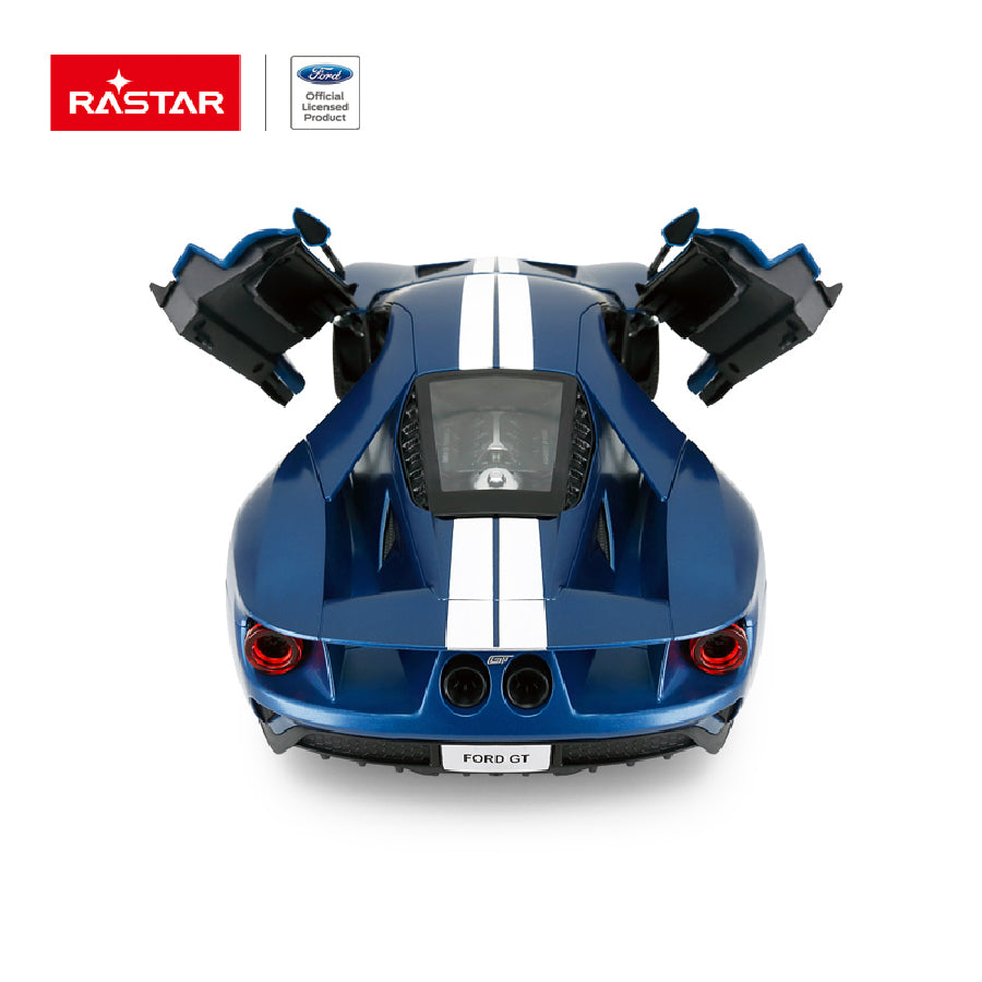Xe điều khiển 1:14 Ford GT có thể mở cửa Xanh dương RASTAR R78100