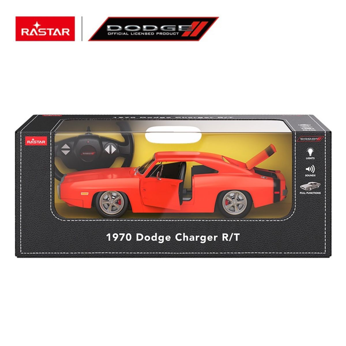 Đồ Chơi Xe Điều Khiển 1:16 Dodge Charger R/T Màu Cam RASTAR R99000