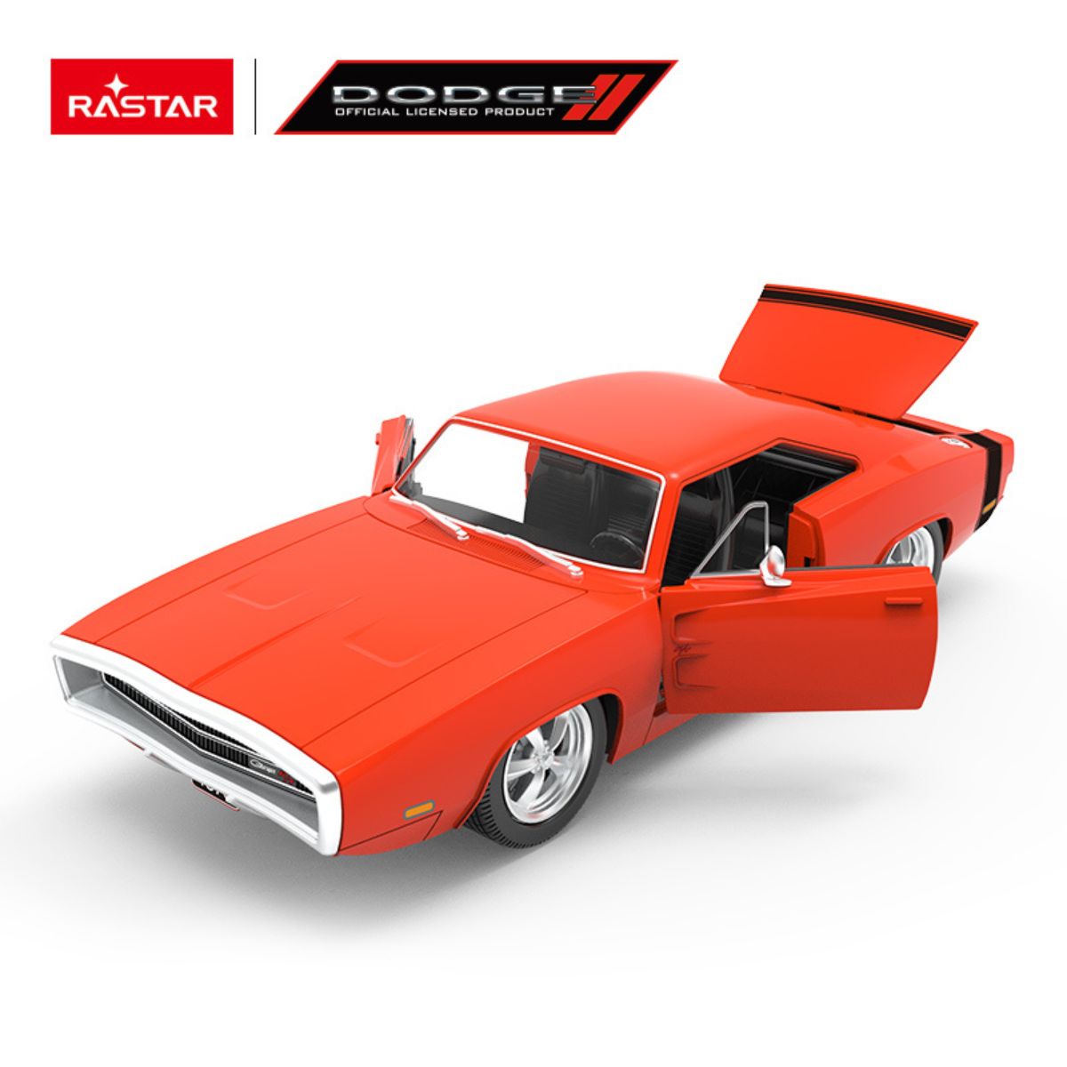 Đồ Chơi Xe Điều Khiển 1:16 Dodge Charger R/T Màu Cam RASTAR R99000
