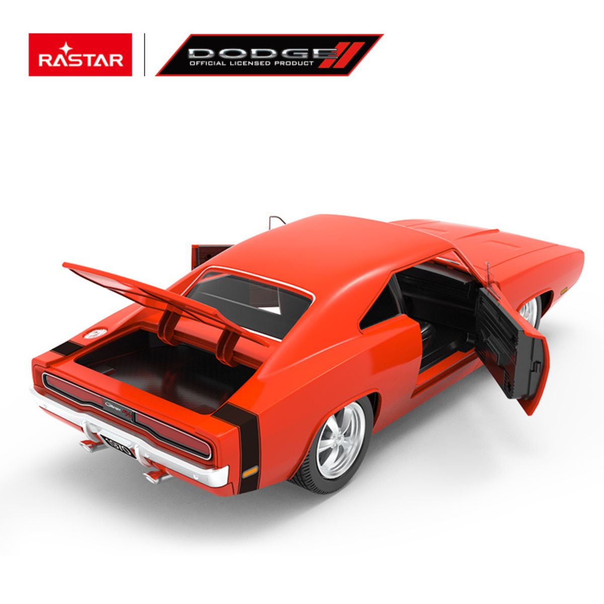 Đồ Chơi Xe Điều Khiển 1:16 Dodge Charger R/T Màu Cam RASTAR R99000