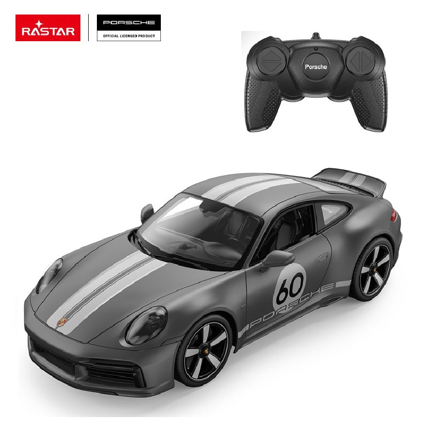 Xe điều khiển 1:16 Porsche 911 Sport Classic Xám RASTAR R94900