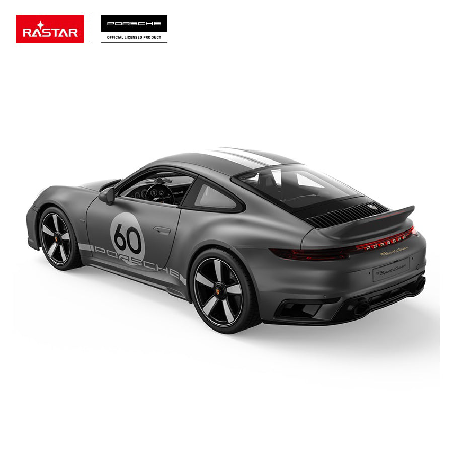Xe điều khiển 1:16 Porsche 911 Sport Classic Xám RASTAR R94900