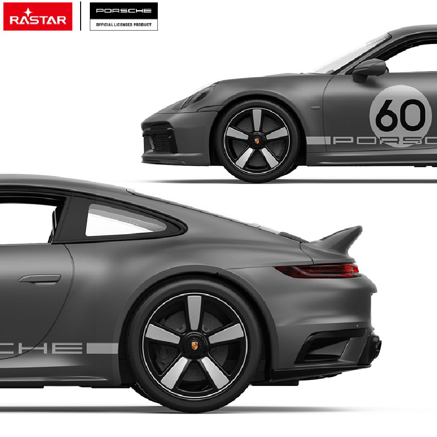 Xe điều khiển 1:16 Porsche 911 Sport Classic Xám RASTAR R94900