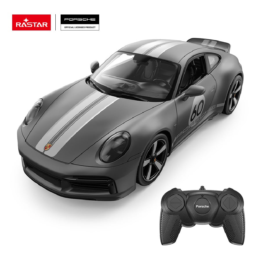 Xe điều khiển 1:16 Porsche 911 Sport Classic Xám RASTAR R94900
