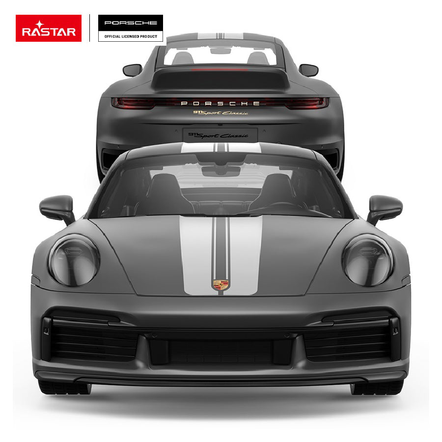 Xe điều khiển 1:16 Porsche 911 Sport Classic Xám RASTAR R94900
