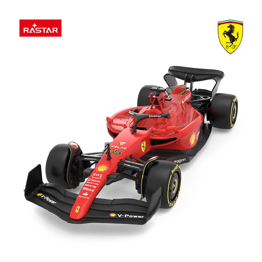 Xe điều khiển 1:18 Ferrari F1-75 Đỏ RASTAR R93400